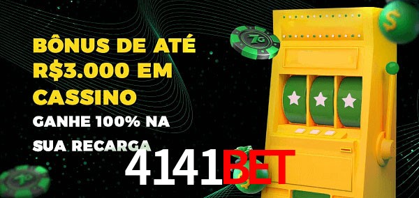 4141Bet melhor bônus de depósito