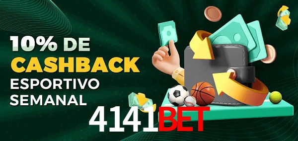 10% de bônus de cashback na 4141Bet